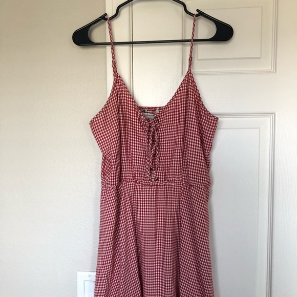 Adorable red and white gingham dress!! - Picture 1 of 4